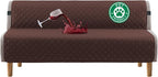 Turquoize 100% Waterproof Futon Cover Futon Slipcover Washable Armless Sofa Bed by Turquoize