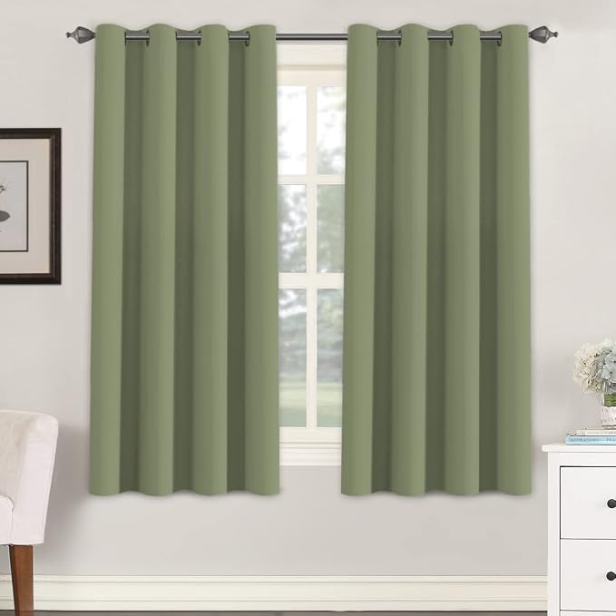 H.VERSAILTEX Window Treatment Blackout Thermal Insulated Room Darkening Solid by HVERSAILTEX