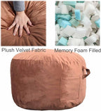 Bean Bag Chairs, Memory Foam Stuffing Bean Bag Chair - Image 3
