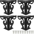 Piutouyar 3 Inch Hollow Out Furniture Legs Set of 4, Modern Triangle Couch Feet by Piutouyar