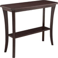 Leick Home Boa Console Table, Solid Wood, Bottom Display Shelf, Narrow Depth by LeickFurniture