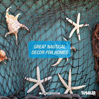 Fishing Net Decor, 5x10 Fish Net Decorations for Beach Decor or Party, 2pcs - Image 4