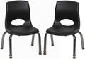 Children’s Factory MyPosture Plus 8" Chair, 2 Pack, Stackable Ergonomic Seating by Angeles