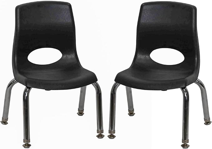 Children’s Factory MyPosture Plus 8" Chair, 2 Pack, Stackable Ergonomic Seating by Angeles