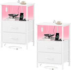 Somdot Nightstands Set of 2, End Tables by Somdot