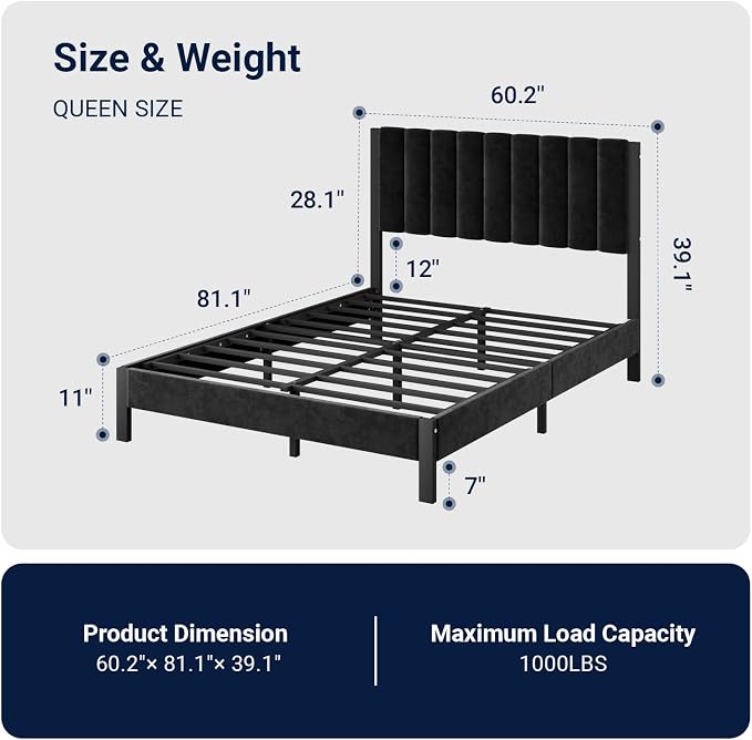 Avenco Queen Size Bed Frame - Image 2