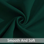 Yakamok Dark Green Room Darkening Curtains 84 inch Sliding Door Drapes | 1 - Image 5