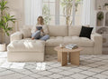 105" Convertible Sectional Couch by Unknown