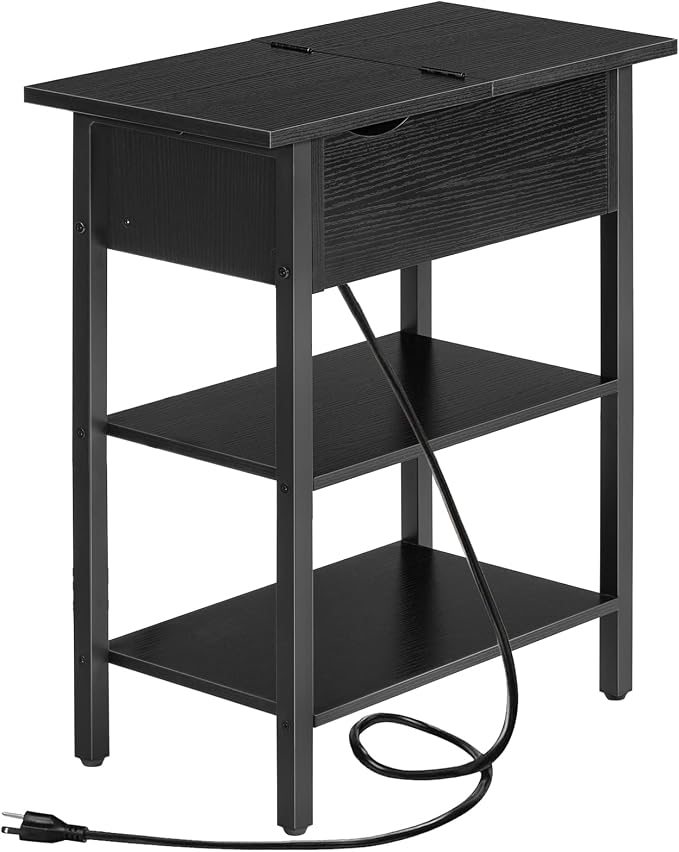 HOOBRO Side Table, Flip End Table by HOOBRO