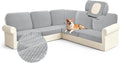 Arfntevss Velvet Corner Sectional Couch Covers Slipcovers L Shape Couch Cushion by Arfntevss