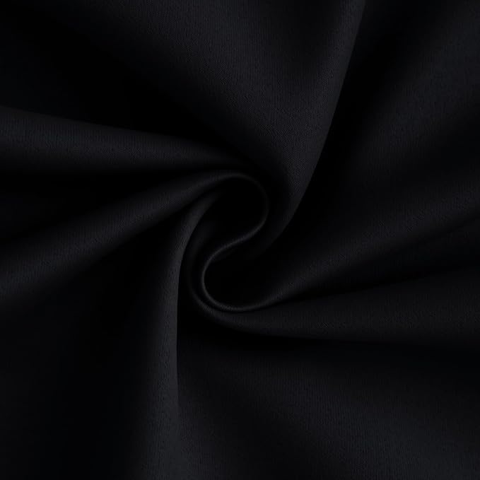 Yakamok Black 100% Blackout Curtains 96 Inches Long - Image 3