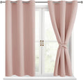 Blackout Curtains for Bedroom, 2 Drape Panels, 42 x 54 Inch | Thermal Insulated by Hiasan