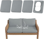 Waterproof Outdoor Cushion Covers, Stretch Patio Slipcovers | UV Resistant by hyha