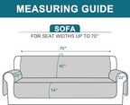 Turquoize 100% Waterproof Sofa Covers Couch Cover Sofa Cover - Image 5