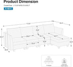 Belffin Modular Sectional Sofa Couch - Image 2