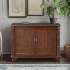 40" Solid Wood Buffet Storage Cabinet, Vintage Console Table - Image 7