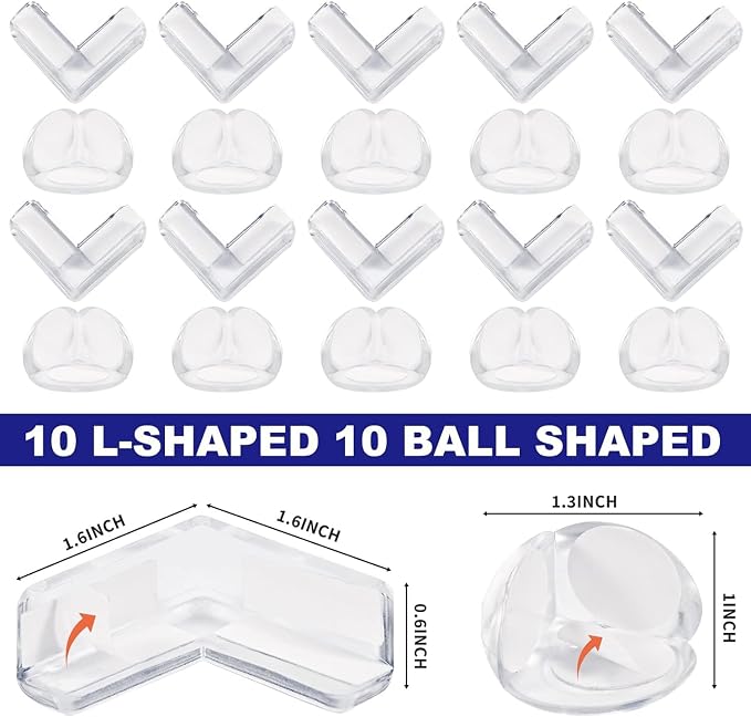 20 Pack Corner Protector Baby, Table Corner Protectors - Image 2