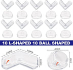 20 Pack Corner Protector Baby, Table Corner Protectors - Image 2