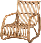 HomeStock Antique Ambiance 24'' W x 29.75'' D x 29'' H Natural Bohemian Rattan - Image 2