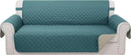 Reversible Couch Cover for 3 Cushion, Pet Friendly Water Repellent Couch Sofa by LuxshareHome