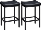 HOOBRO Bar Stools, Counter Height Stools, Saddle Barstools by HOOBRO