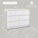 Aitjunz Modern 7 Drawers Dresser - Image 2