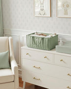 Blissful Diary Baby Diaper Caddy Organizer, Stylish Storage Basket - Image 7