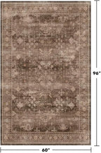 Taupe Brown 5x8 Rug for Living Room - Image 2