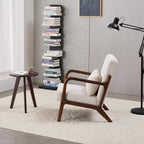 Mid-Century Modern Accent Chair&Coffee Table Set, Vintage Luxury Style - Image 2