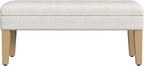 Homepop Home Decor | Upholstered Decorative Storage Ottoman Bench | Ottoman - Image 4