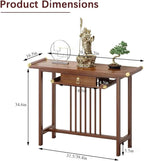 Traditional Chinese Style Solid Wood Console Table - Image 3