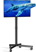 Mobile TV Cart Rolling TV Stand by XyndyxErgonomicDesign