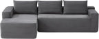 97" Cloud Sectional Couch, Modern Modular Sectional Sofa - Image 6