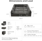 mopio Oversized Modular Sectional Sofa - Image 2