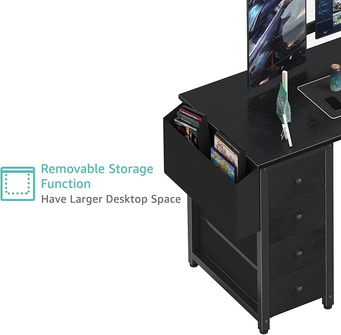 Lufeiya L Shaped Gaming Desk - Image 9