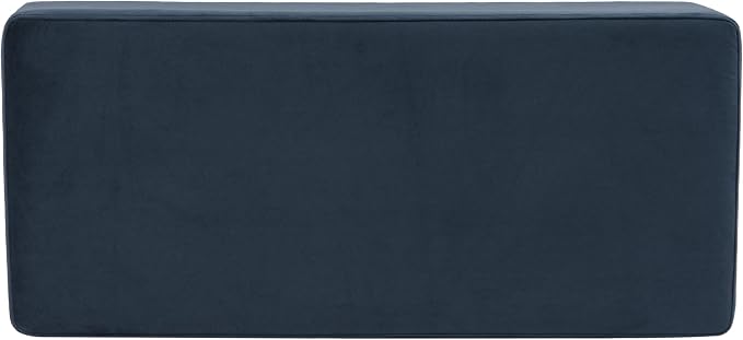 HomePop Malmo Decorative Storage Bench -Blue Velvet - Image 8