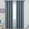 Yakamok Room Darkening Curtains 52x84 inch Length Stone Blue-Living Room | 2 by Yakamok