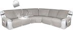 HDCAXKJ 100% Waterproof Reclining Sectional Couch Covers L Shape Recliner Sofa by HDCAXKJ