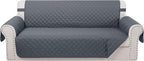 Reversible Couch Cover for 3 Cushion, Dark Blue | Couch Cover for Sofa by LuxshareHome