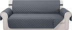 Reversible Oversized Sofa Covers, XL Sofa, Dark Blue/Dark Blue by LuxshareHome