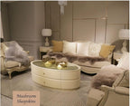 HUAHOO Premium Genuine Sheepskin Rug Camel Real Australia Sheepskin Natural - Image 6