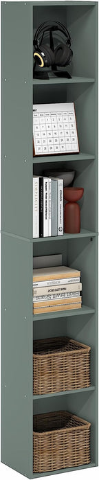 Furinno LUDER Book Shelf, 6-Tier Tall Modern Bookshelf, Bookcase by Furinno-FitsYourSpaceFitsYourBudget