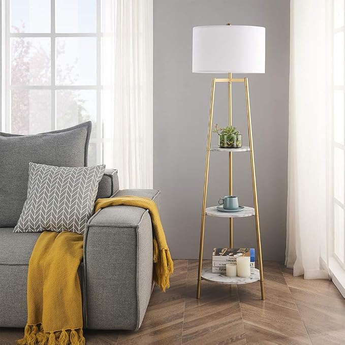 ROSEN GARDEN Floor Lamp, Standing Reading Light - Image 2
