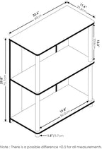 Furinno Jaya Simple Design 3-Tier Bookcase/Bookshelf/Display Rack - Image 3