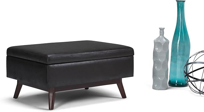 SIMPLIHOME Owen Coffee Table Storage Ottoman - Image 12