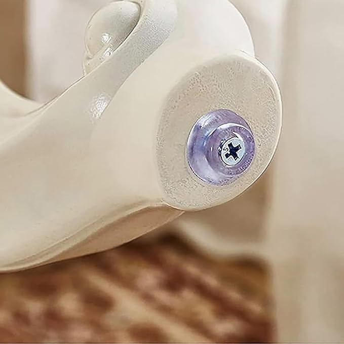 Vintage Vanity Stool, Rectangular & Round Makeup Stool, 17 Inch Sitting Height - Image 7