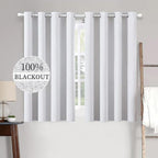 MIULEE 100% Blackout Linen Curtains by MIULEE