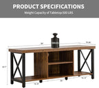 GAZHOME TV Stand for TV up to 65 Inches, TV Cabinet - Image 2