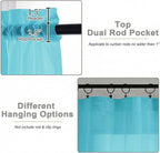 Sheer Curtains 84 Inches Long 2 Panels Set - Image 4