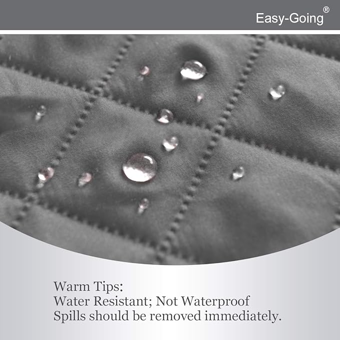 Easy-Going Reversible Couch Cover, Small Chair, Water Resistant Furniture Mat - Image 4